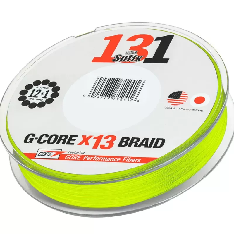Sufix 131 G-Gore Braid Neon Chartreuse 300m<Carp Line