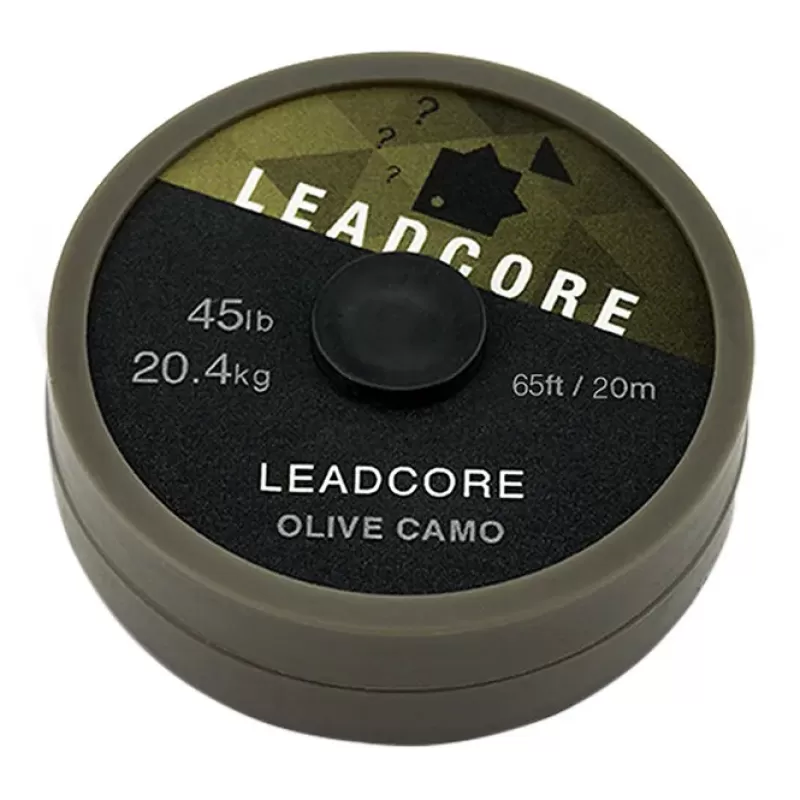Thinking Anglers 20m Leadcore 45lb Olive Camo<Carp Terminal Tackle