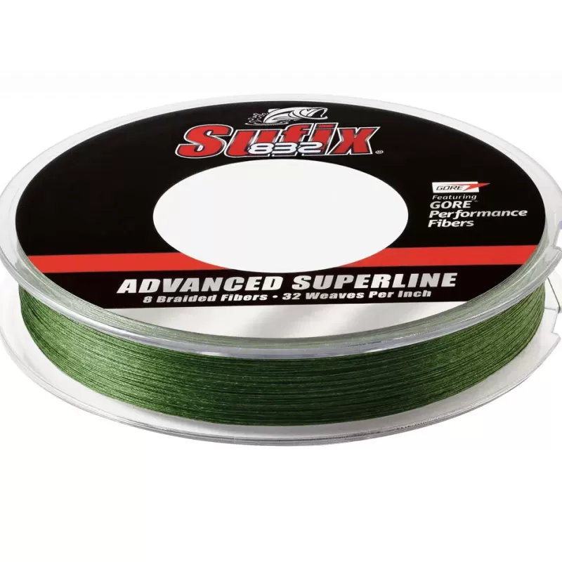 Sufix 832 Advanced Superline Braid Lo-Vis Green 250m<Pike / Predator Line