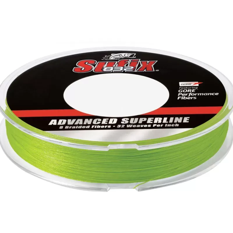 Sufix 832 Advanced Superline Braid Neon Lime 120m<Pike / Predator Line