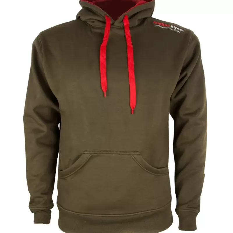 Angling Direct AD Emblem Green Fishing Hoodie 2019<Pike / Predator Clothing