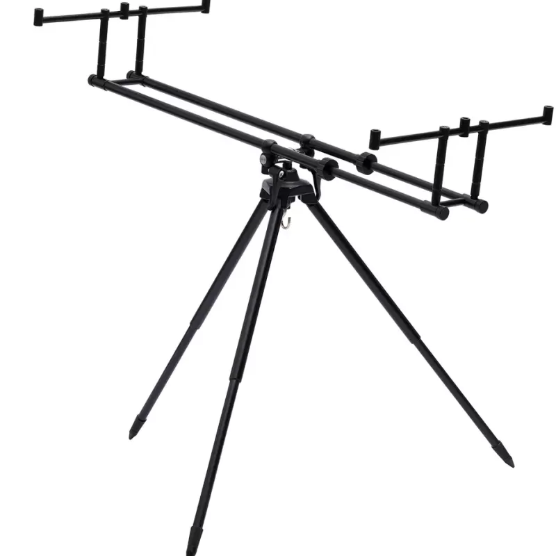 DAM Alu Tri Pod Matt Black 3 Rod<Carp Rod Pods