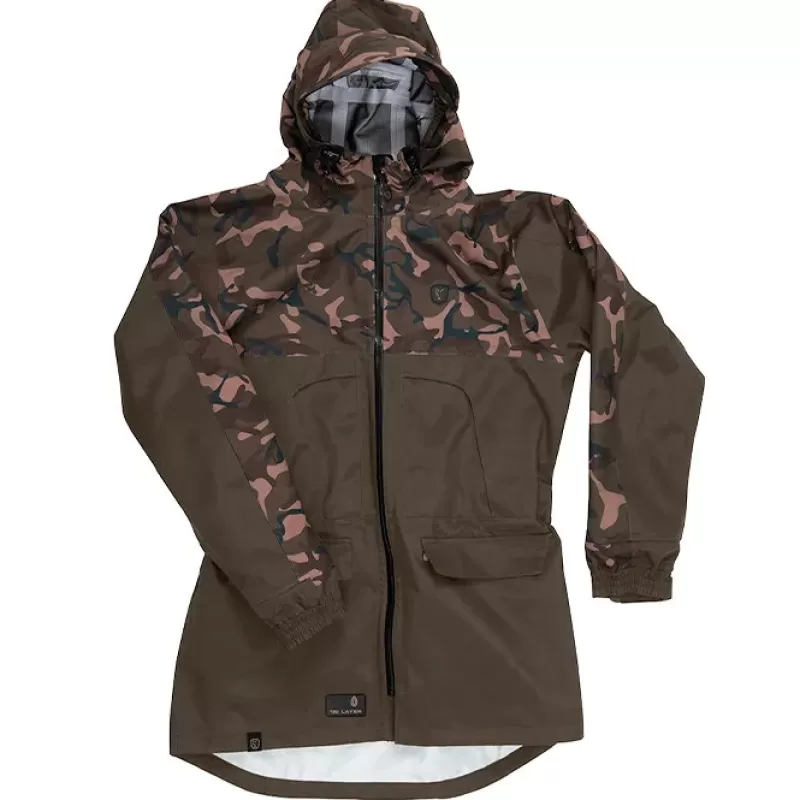 Fox Aquos Tri Layer 3/4 Fishing Jacket<Carp Clothing