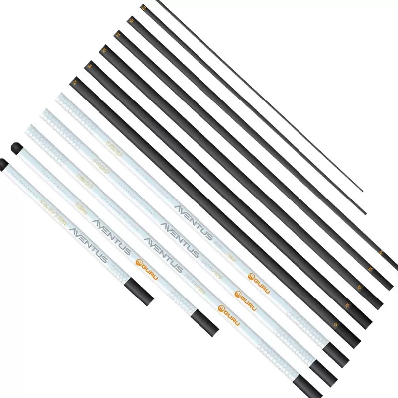 Guru Aventus Zero 700 Fishing Pole Package 16m + FREE Top Kits<Coarse & Match Poles & Whips