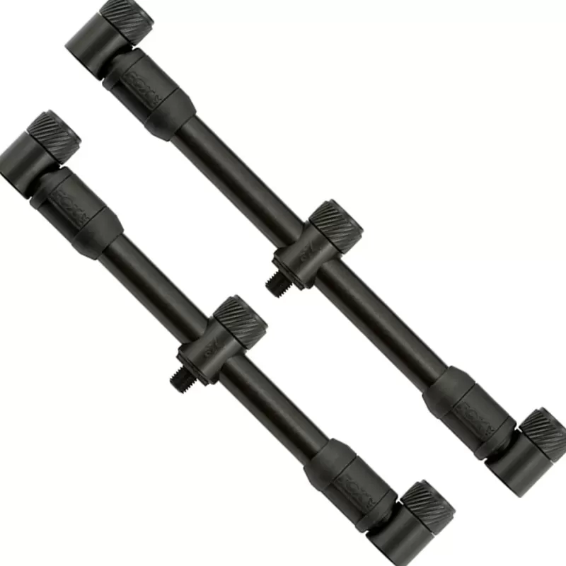Fox Black Label QR Adjustable XL Fishing Buzzer Bar<Carp Rod Support