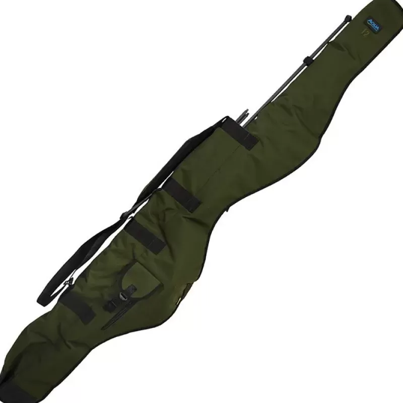 Aqua Black Series Compact Tristar 12ft 3 Rod Fishing Holdall<Carp Luggage