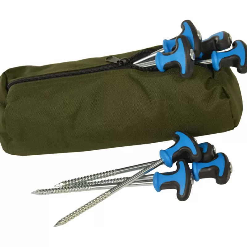 Aqua Blue Peg Set<Specialist Bivvy Accessories