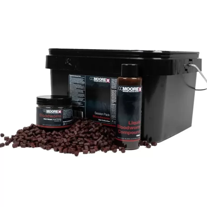 CC Moore Boosted Bloodworm Session Fishing Pack Bucket<Carp Bait & Additives