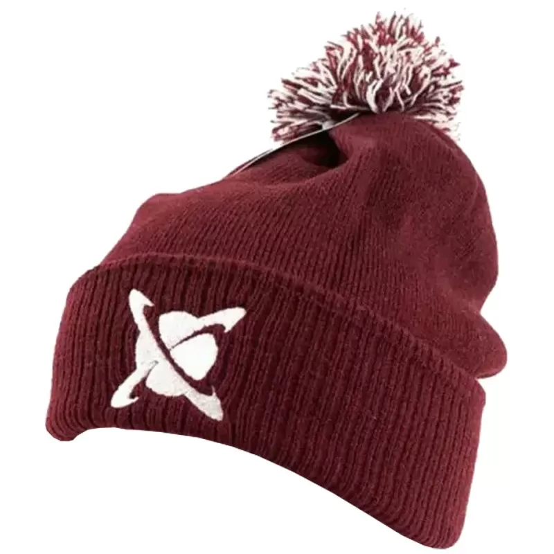 CC Moore Burgundy Fishing Bobble Hat<Carp Clothing