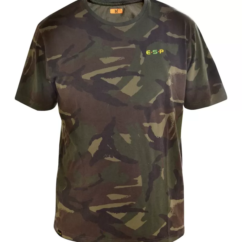 ESP Camo Fishing T-Shirt<Carp Clothing