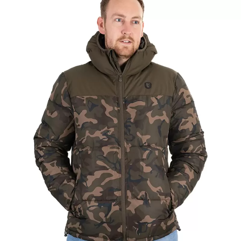 Fox Camo/Khaki RS Fishing Jacket<Carp Clothing