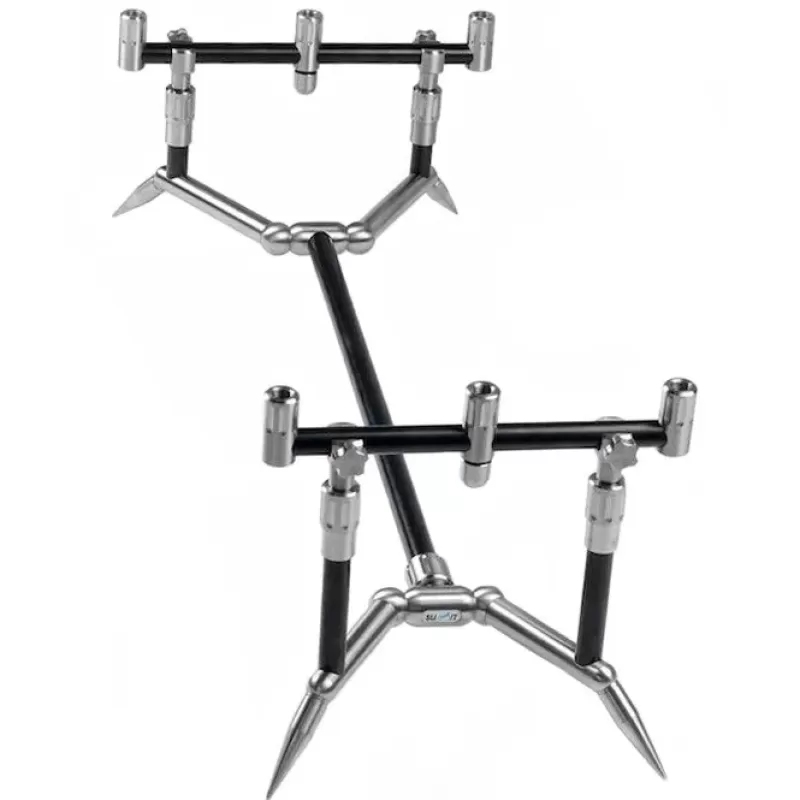 Summit Tackle CB Colosseum Low Profile 3 Rod Pod Mini 7 & 8 Inch Kit<Carp Rod Pods
