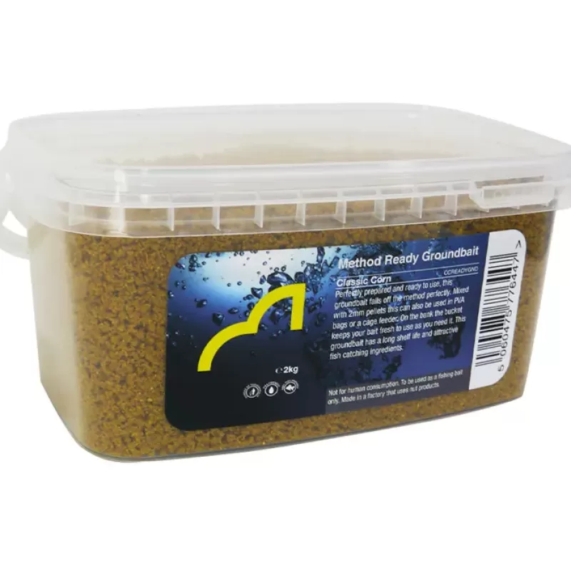 Spotted Fin Classic Corn Method Ready Groundbait With Pellet Mix 2kg<Coarse & Match Bait & Additives