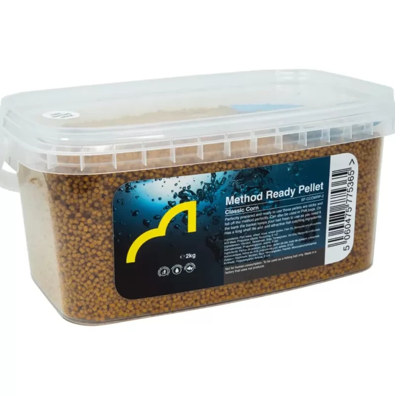Spotted Fin Classic Corn Method Ready Pellets 2kg 2mm<Coarse & Match Bait & Additives