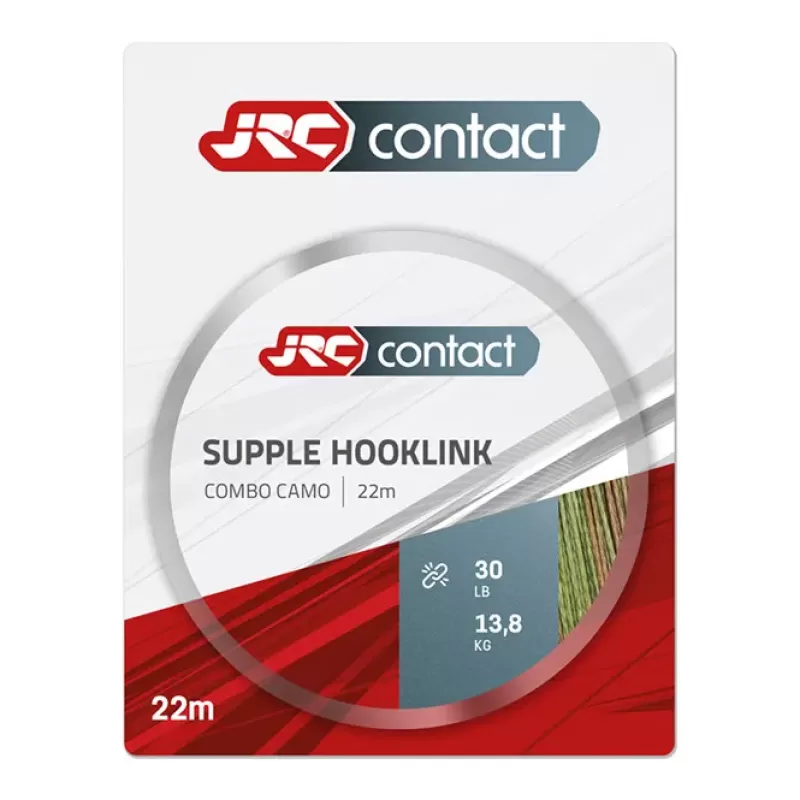 JRC Contact Supple Fishing Hooklink 22m<Carp Line
