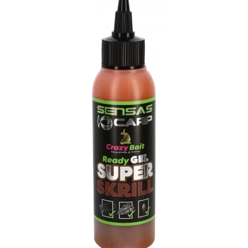 Sensas Crazy Bait Crazy Gel Super Krill 115ml<Coarse & Match Bait & Additives