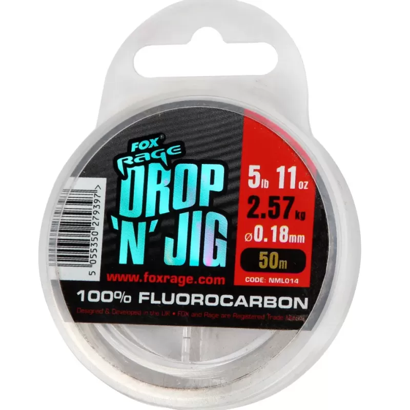Fox Rage Drop & Jig Flurocarbon<Pike / Predator Line
