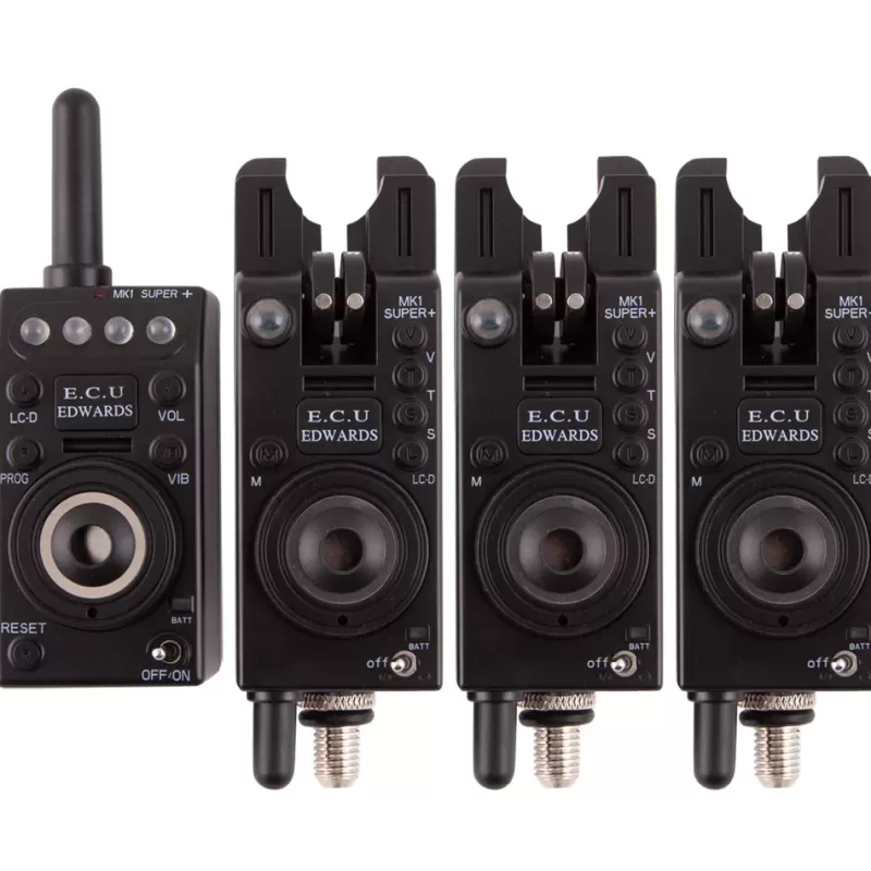 Edwards Custom Upgrades ECU MK1 Super+ Compact Remote Bite Alarm Set<Carp Bite Alarms