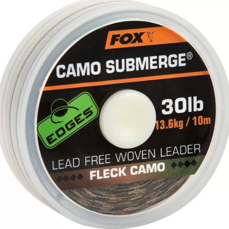 Fox Edges Submerge Camo Leader<Carp Terminal Tackle