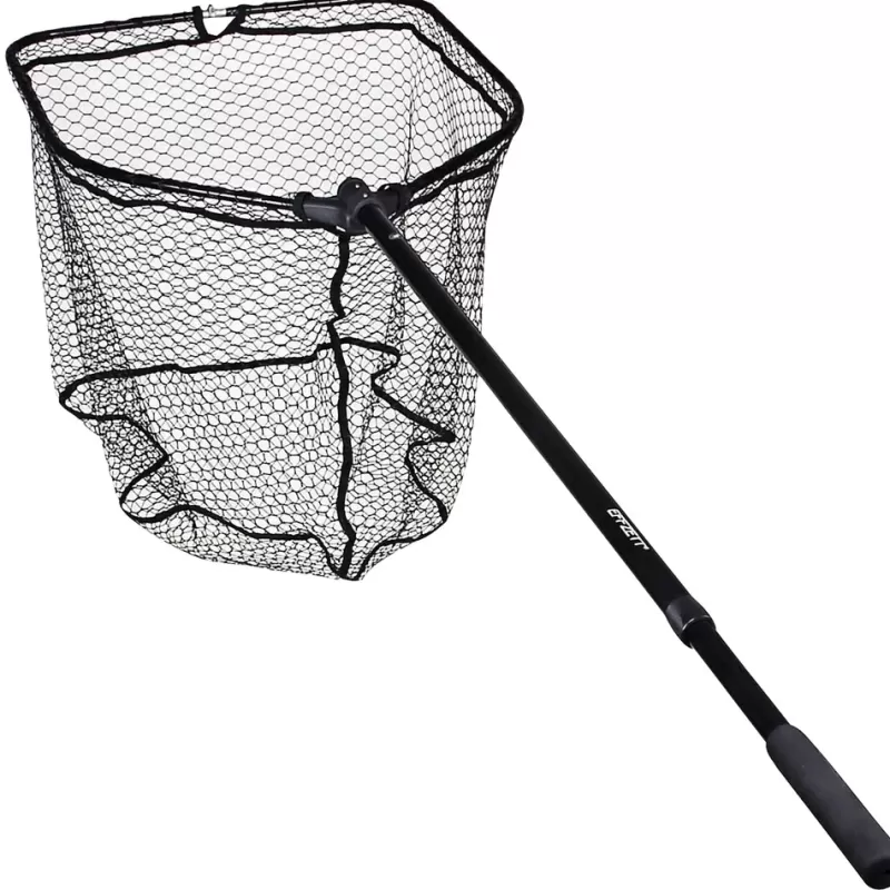DAM Effzett Foldable Boat Net - Ruber Mesh<Pike / Predator Nets