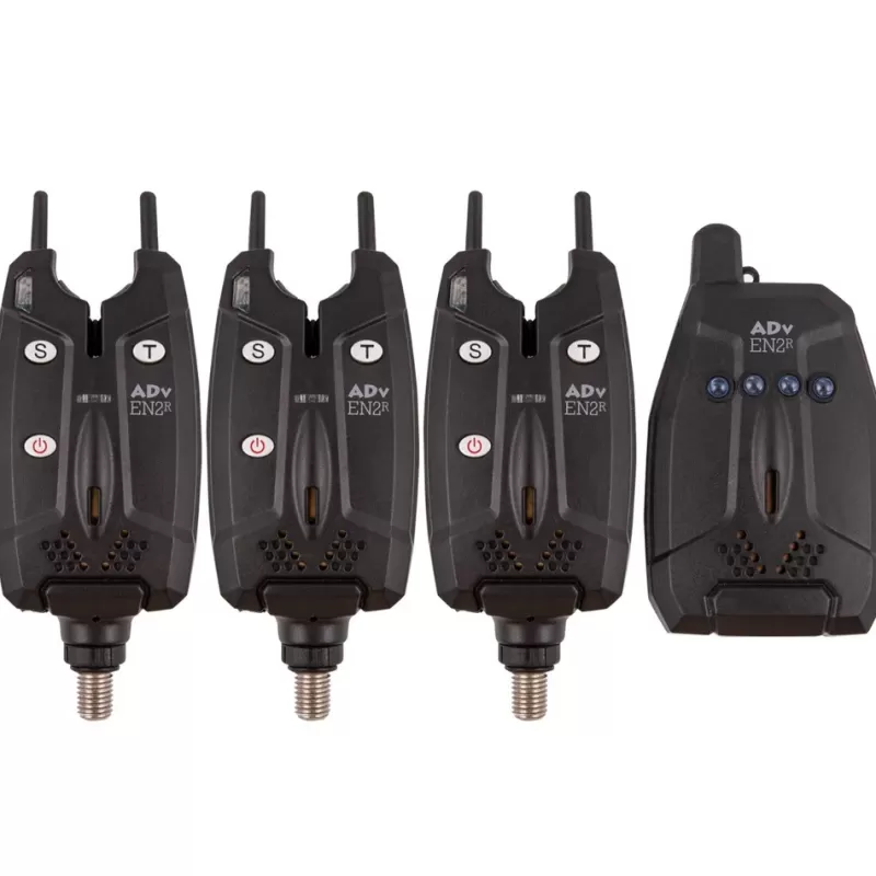 Advanta Endurance EN2R Bite Alarm & Receiver Set Blue (3+1)<Carp Bite Alarms