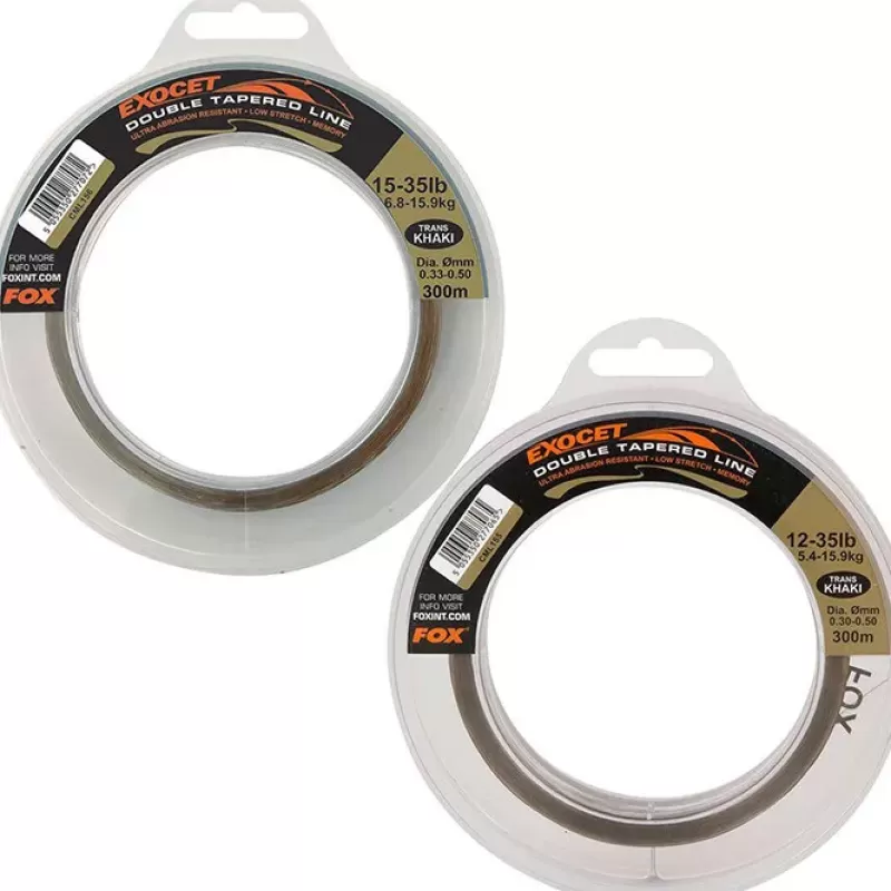 Fox Exocet Double Tapered Trans Khaki Line<Pike / Predator Line