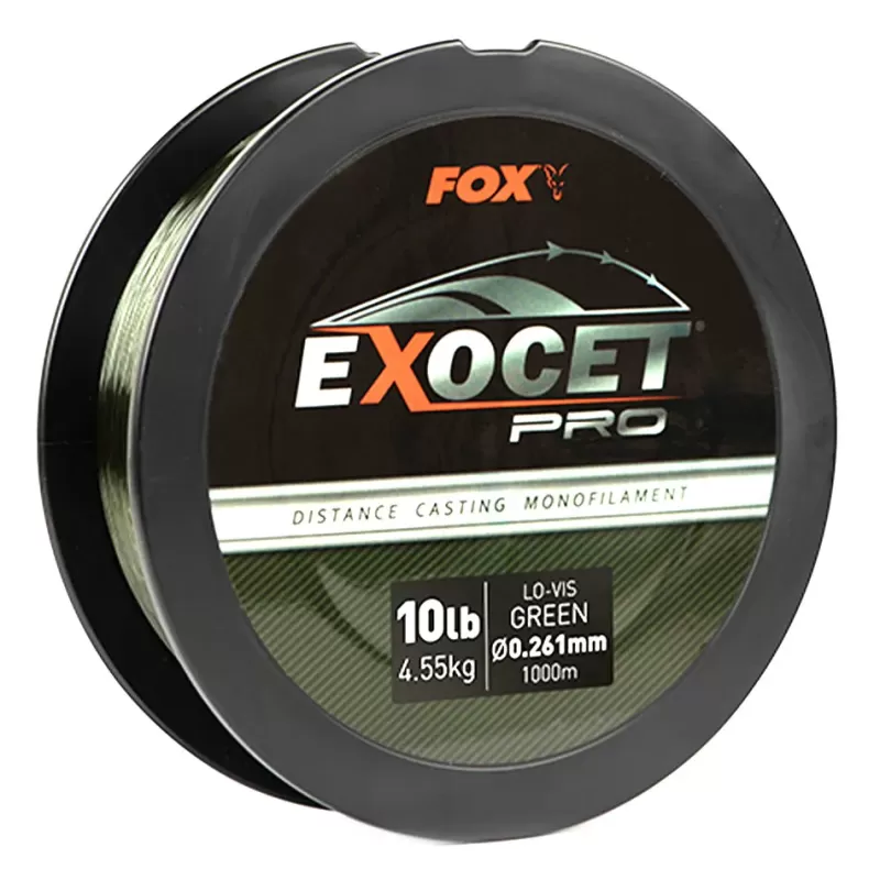 Fox Exocet Pro Lo-Vis Green Fishing Mono Line 1000m<Carp Line