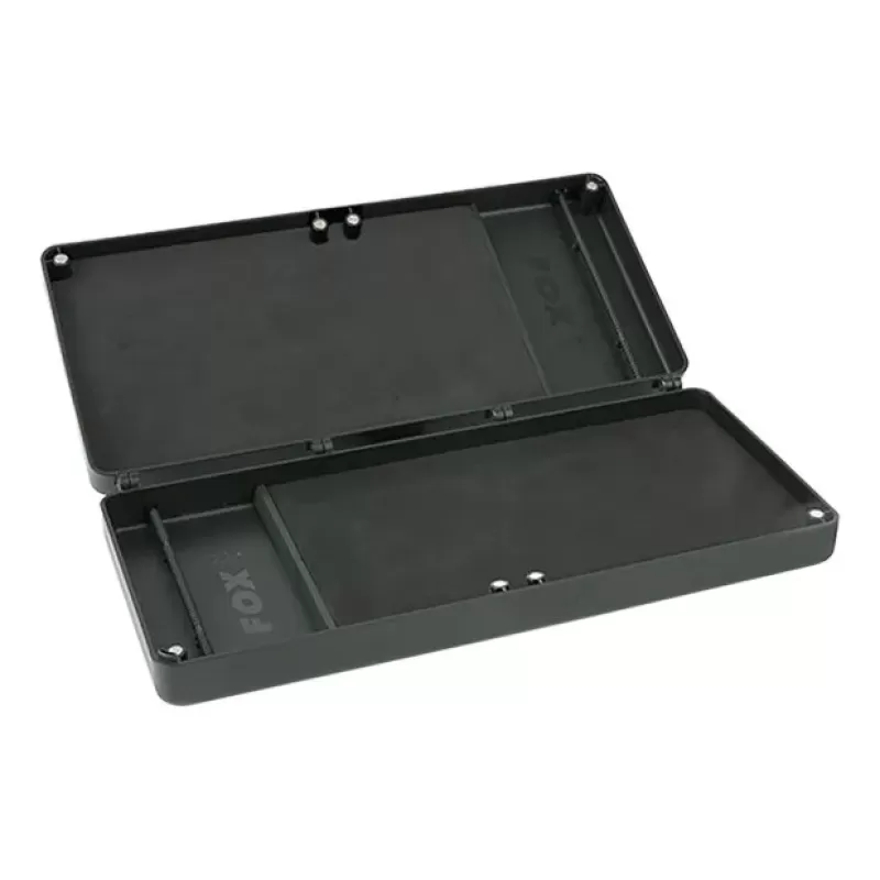 Fox F Box Medium Double Rig Box System + Pins<Carp Tackle Boxes