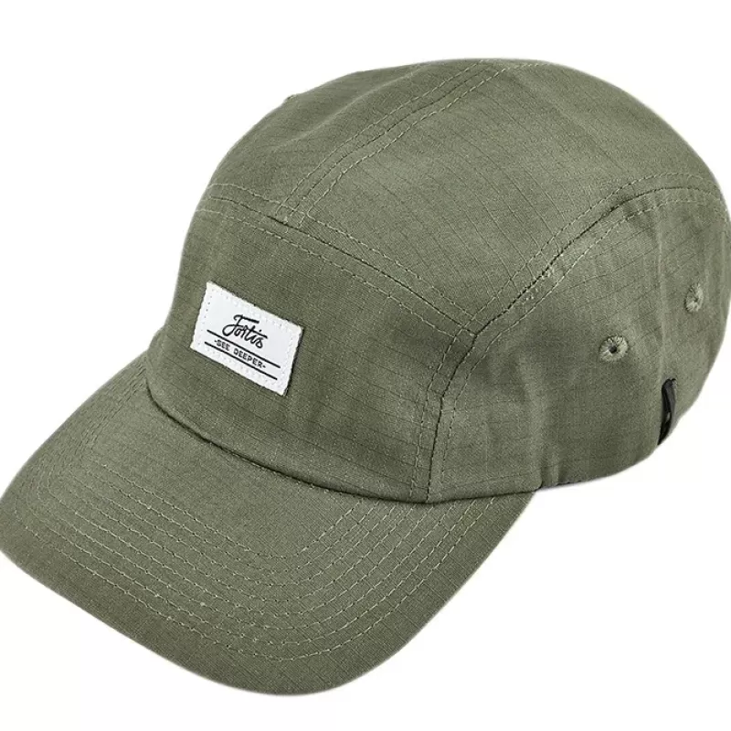 Fortis Eyewear Fortis 5 Panel Olive Fishing Hat<Carp Clothing