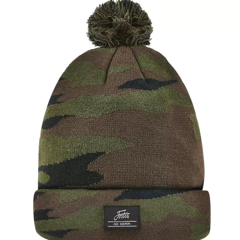 Fortis Eyewear Fortis Bobble Fishing Beanie Camo<Pike / Predator Clothing