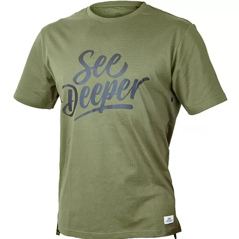 Fortis Eyewear Fortis See Deeper Green Fishing T-Shirt<Carp Clothing