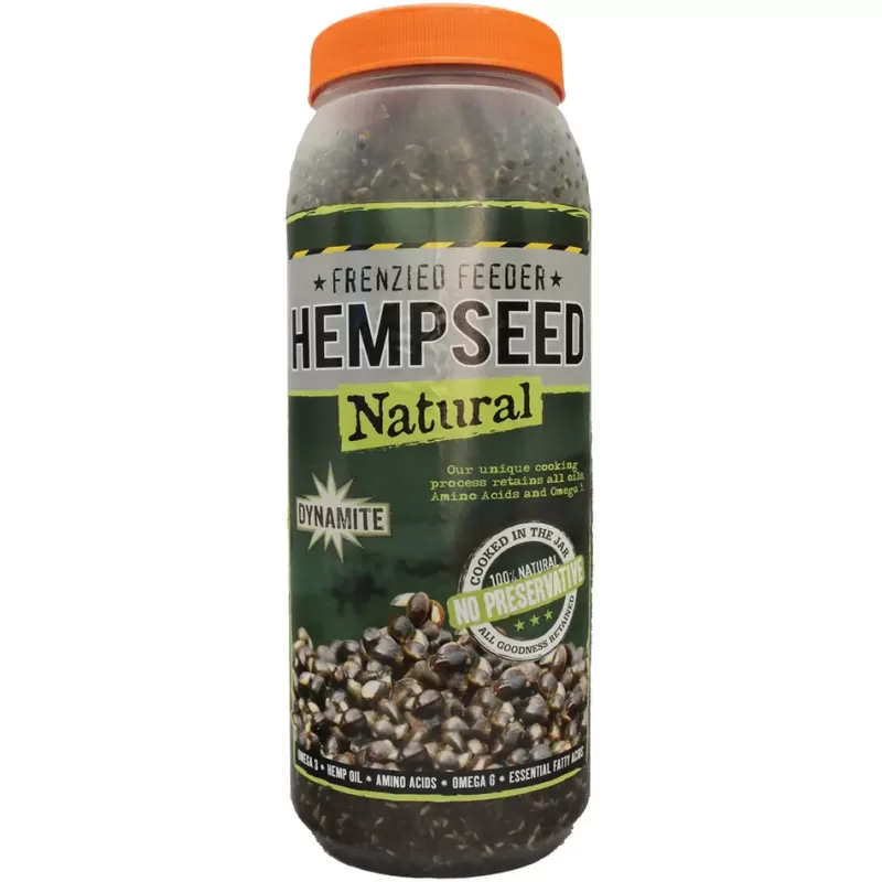 Dynamite Baits Frenzied Hempseed Feeder Jar<Carp Bait & Additives