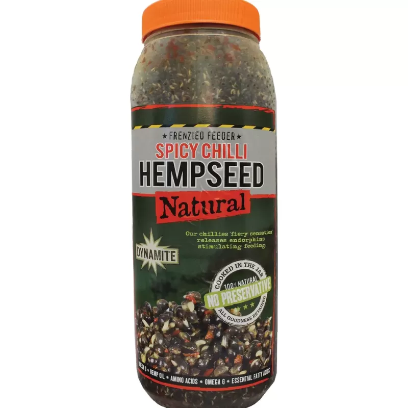 Dynamite Baits Frenzied Spicy Chilli Hempseed Feeder Jar<Coarse & Match Bait & Additives