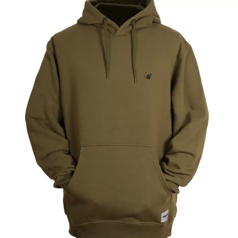 Thinking Anglers Green Fishing Hoodie<Carp Clothing