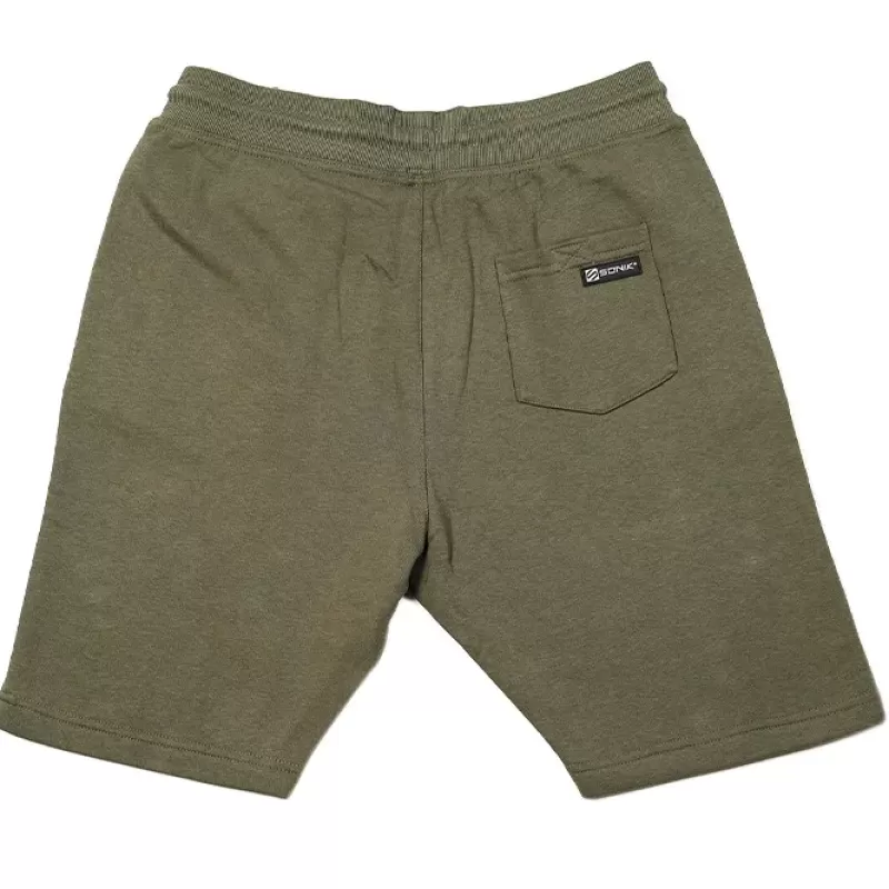 Sonik Green Fleece Fishing Shorts<Carp Clothing