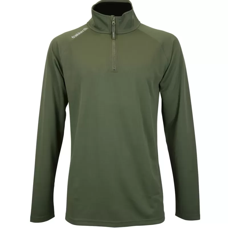 Trakker Half Zip Top with UV Sun Protection<Carp Clothing