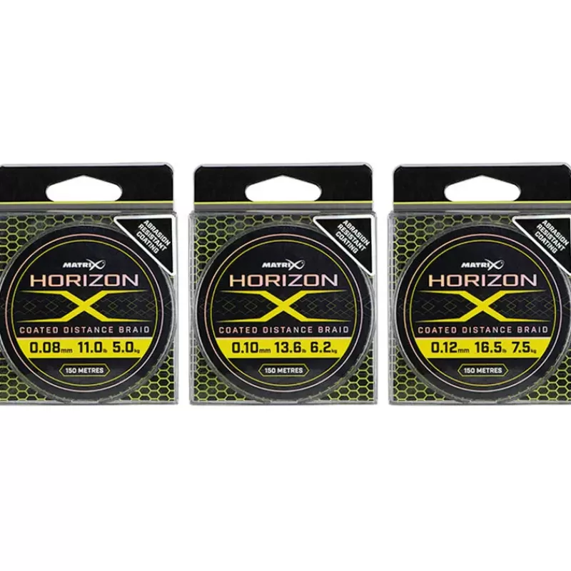 Matrix Horizon X Coated Distance Braid 150m<Coarse & Match Line