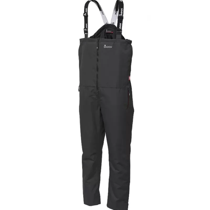 DAM Imax Iconic Thermo Dark Grey Fishing Bib & Brace<Sea Clothing