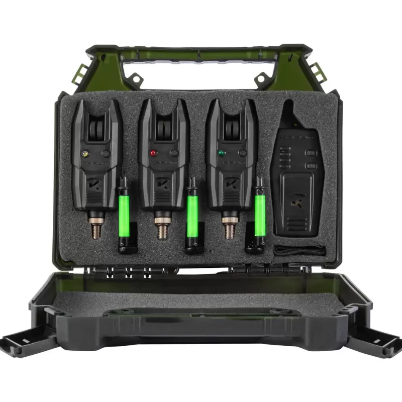Korum KBI Bite Alarm Presentation Set<Pike / Predator Bite Alarms