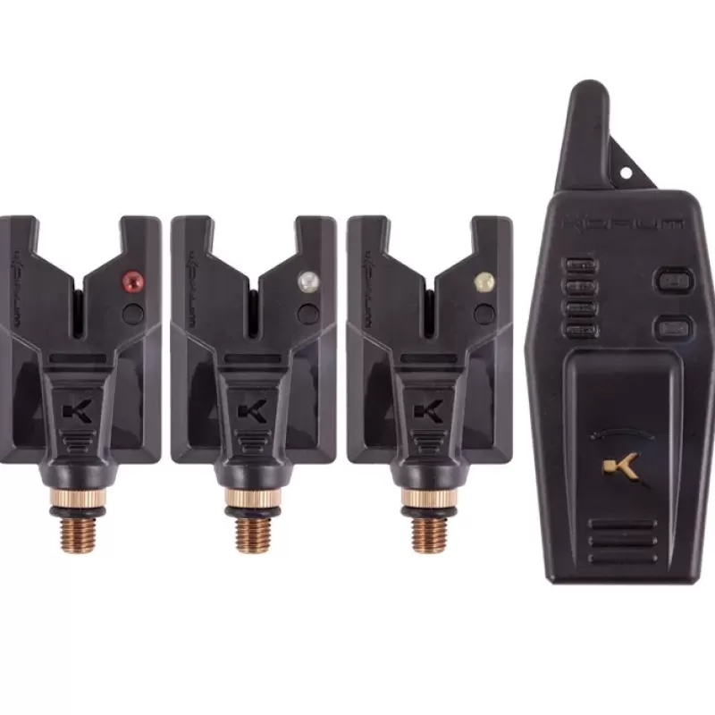 Korum KBI Compact Presentation Set 3 Rod<Specialist Bite Alarms
