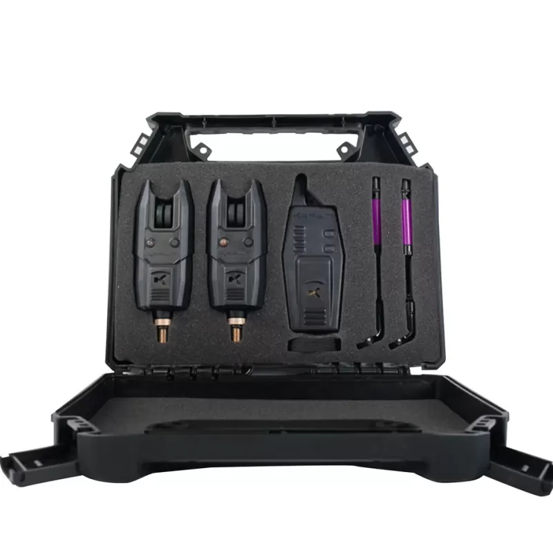 Korum KBI-R 2 Rod Alarm Presentation Set<Carp Bite Alarms