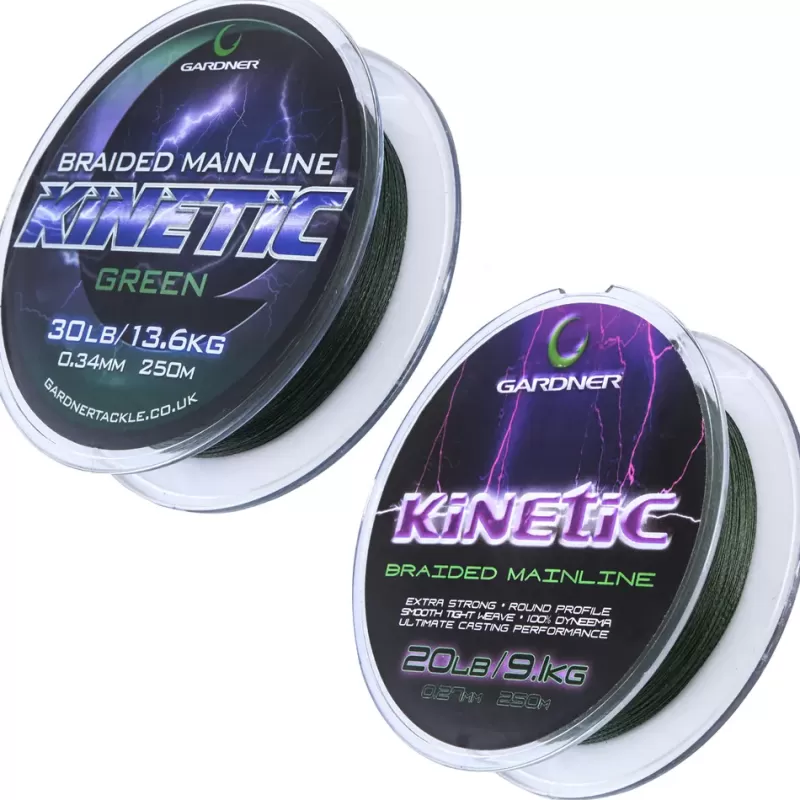 Gardner Kinetic Braided Mainline<Carp Line