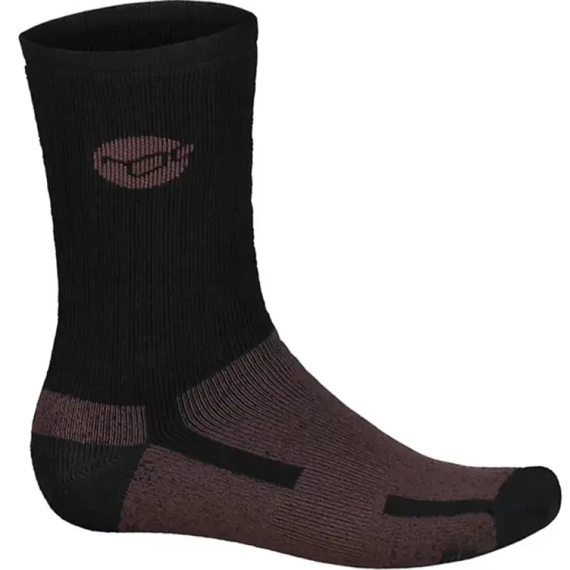 Korda Kore Merino Wool Fishing Socks Black<Carp Clothing