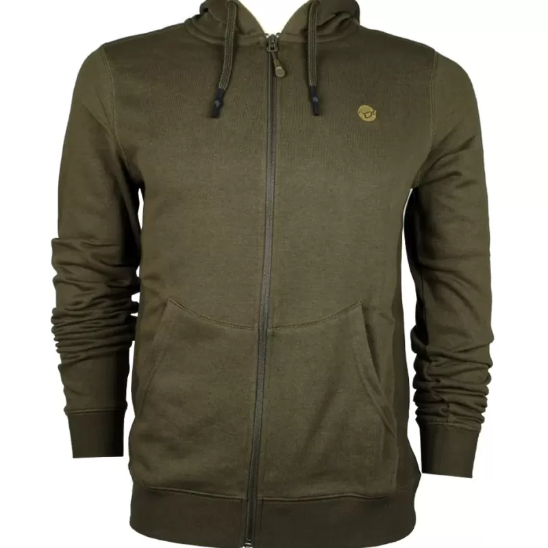 Korda Kore Olive Zip Fishing Hoodie<Carp Clothing