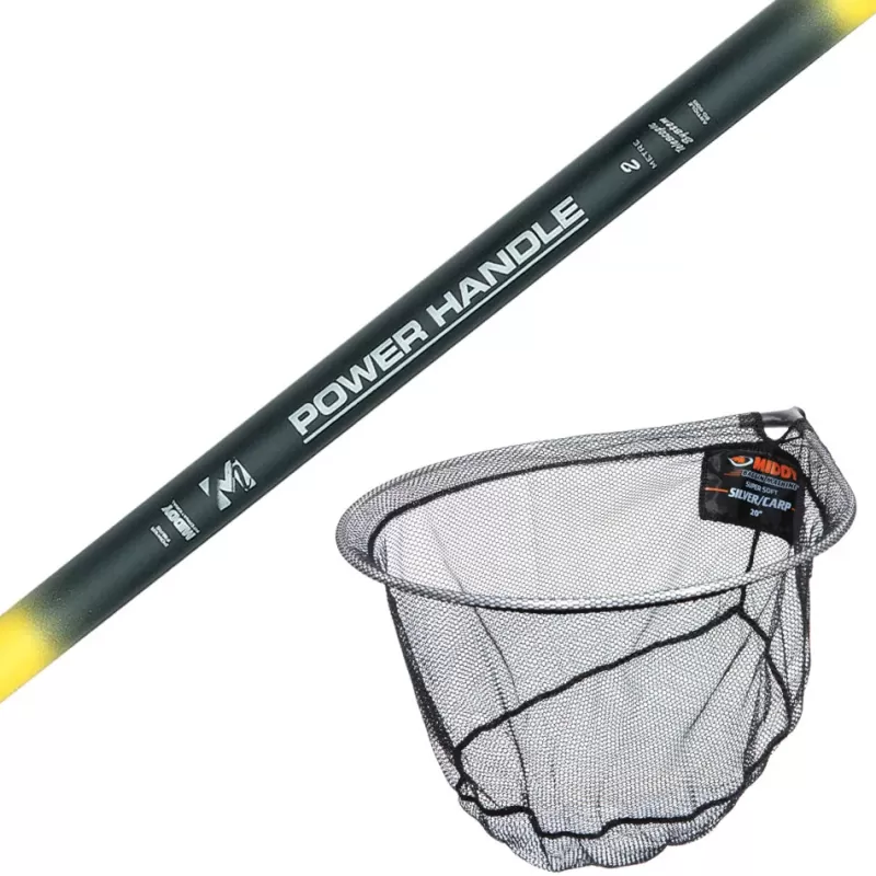 Middy Landing Net & Handle Coarse Combo<Coarse & Match Nets