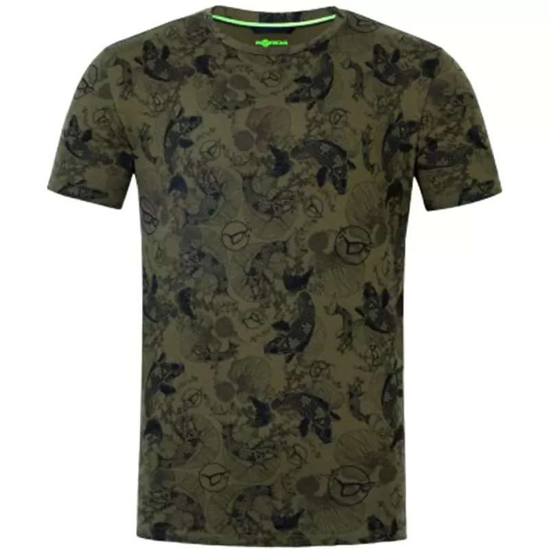 Korda LE Koi Olive Fishing T-Shirt<Carp Clothing