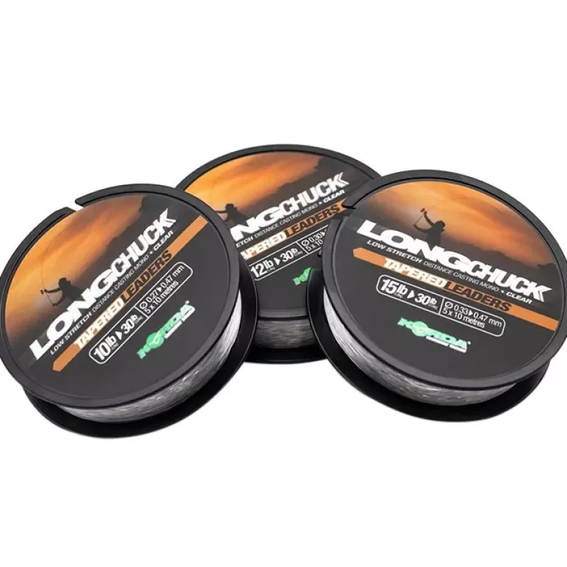 Korda Long Chuck Clear Tapered Leaders<Carp Terminal Tackle