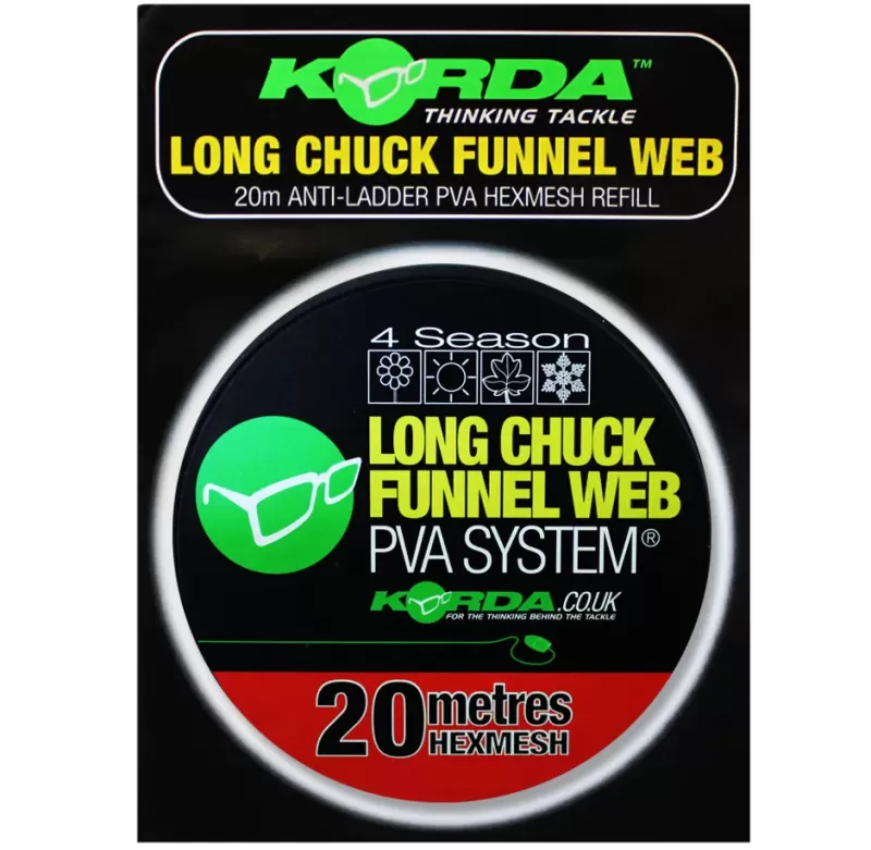 Korda Longchuck Funnel Web PVA System Refill<Carp Terminal Tackle