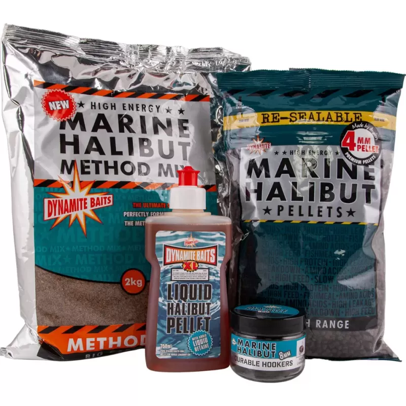 Dynamite Baits Marine Halibut Bundle<Specialist Bait & Additives
