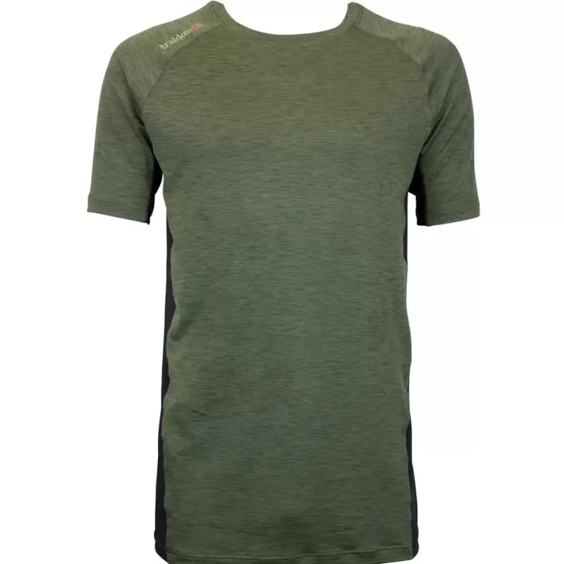 Trakker Marl Moisture Wicking Fishing T-Shirt<Carp Clothing